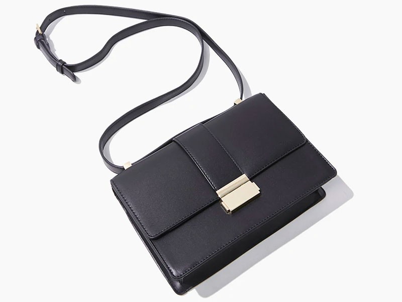 Faux Leather Crossbody Bag For Women