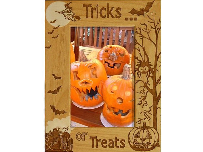 Halloween Tricks or Treats Photo Frame
