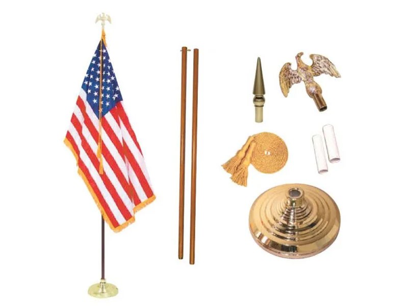 7’ Indoor Flag Pole Kit Without Flag