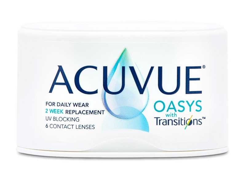 Acuvue Oasys With Transitions 6 Pack Contact Lenses