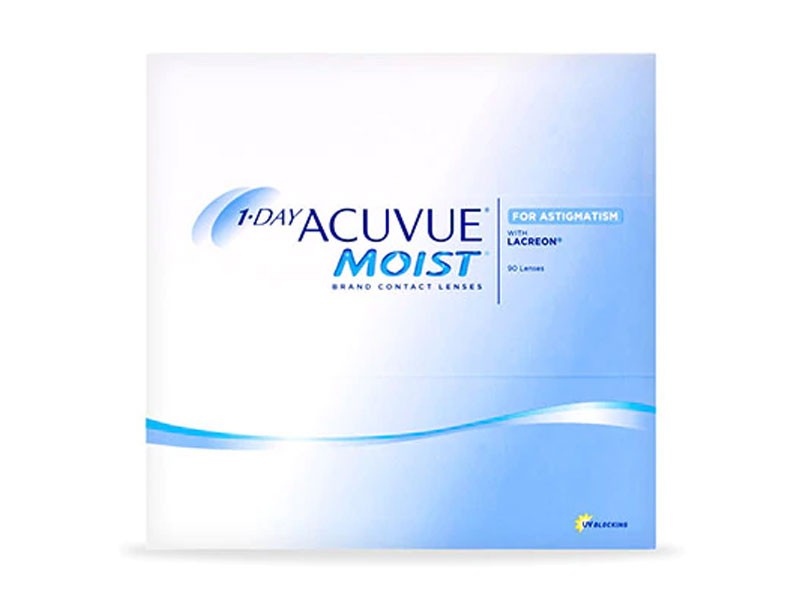 1-Day Acuvue Moist For Astigmatism 90 Pack Contact Lenses
