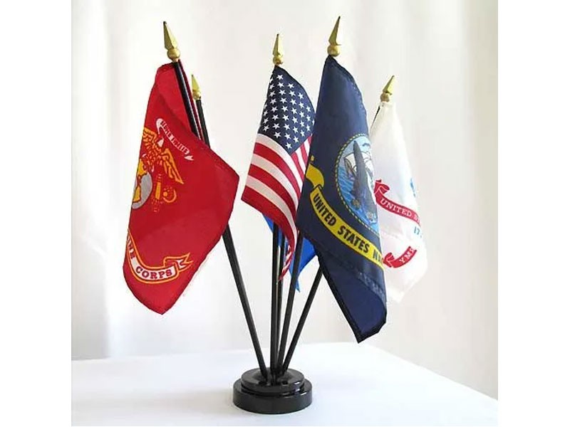 Miniature Armed Forces Flag Set