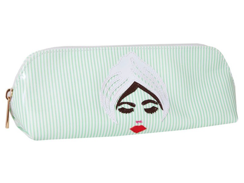 Green Stripe Reynolds Case with White Girl with Turban