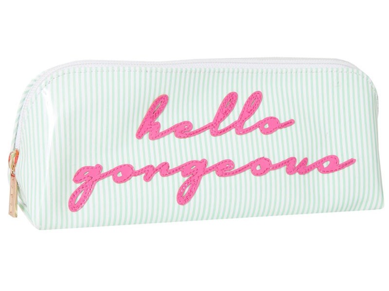 Green Stripe Reynolds Case with Pink hello gorgeous