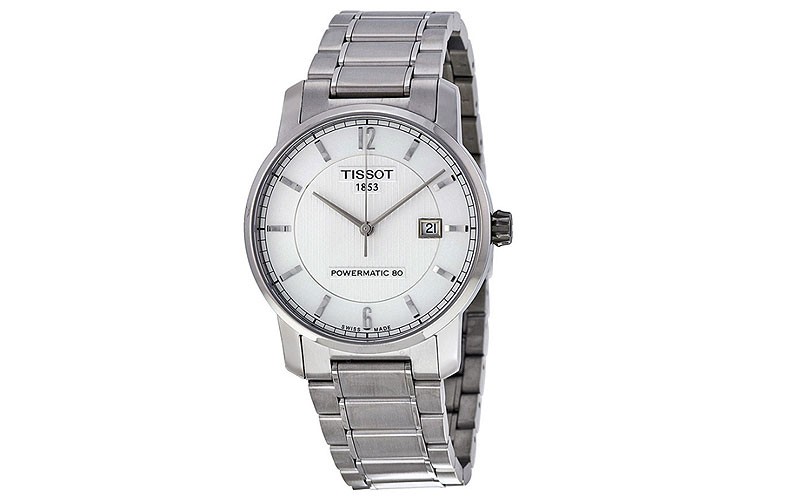 T-Classic Titanium Automatic Silver Dial Men's Watch 