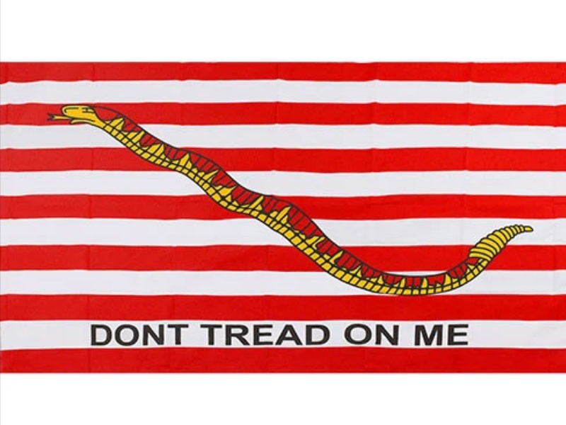 Don't Tread On Me 3' x 5' Navy Jack Flag