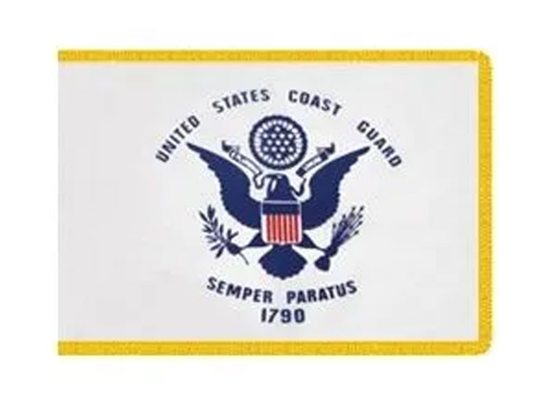 Indoor Coast Guard Flags
