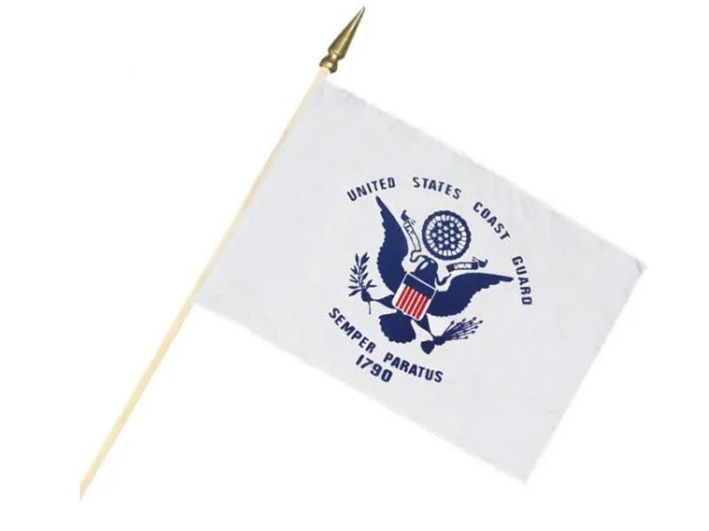 Coast Guard Cemetery Flag