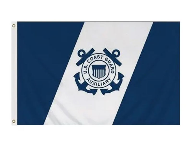 Nyl-Glo U.S. Coast Guard Auxiliary Flag