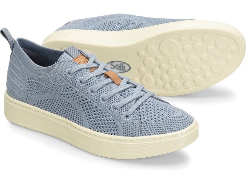 Sofft Somers-Knit Cloud-Blue Sneakers For Women