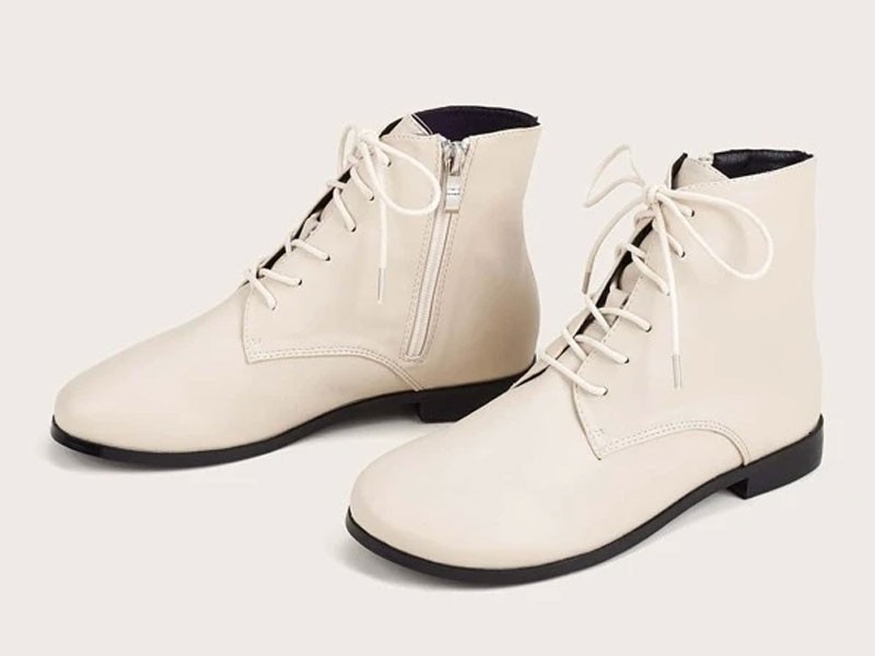 Minimalist Lace-up Boots For Women