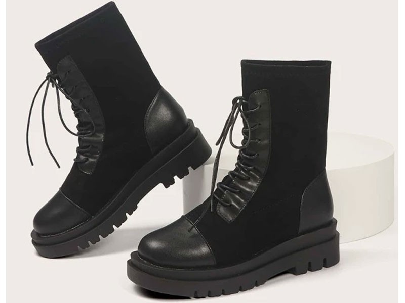 Lace-up Front Wide Fit Boots For Women