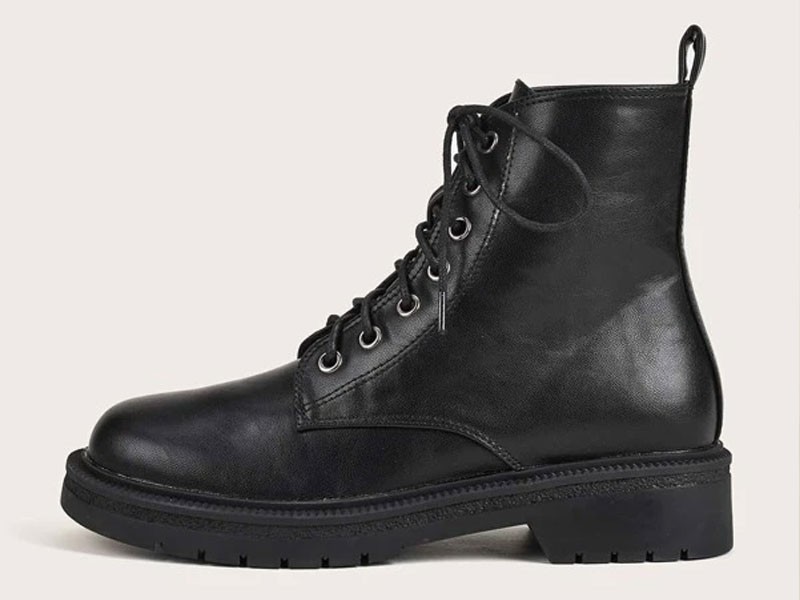 Lace-up Front Combat Boots For Women
