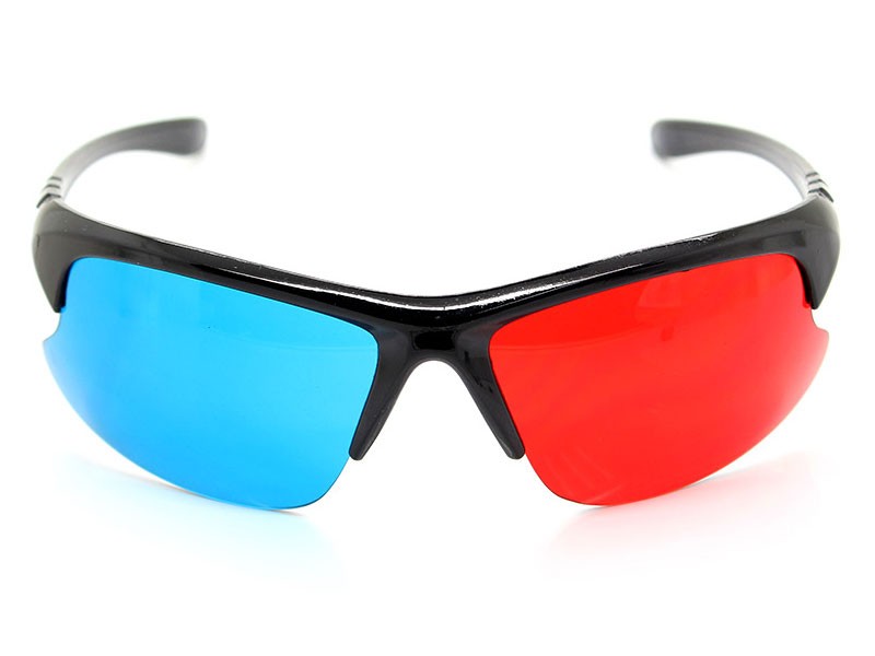 Resin Lens Anaglyphic Red Cyan 3D Glasses