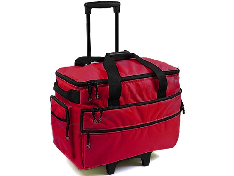 Bluefig TB19 Wheeled Sewing Machine Carrier Red