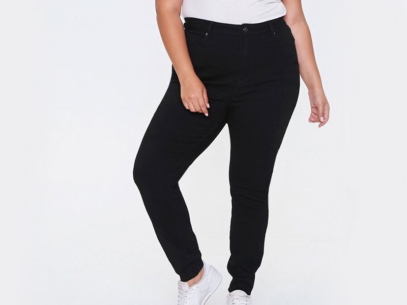 Plus Size High-Rise Skinny Jeans For Women