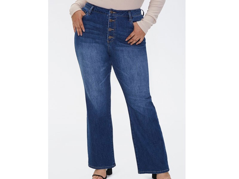 Plus Size Women's Recycled Bootcut Jeans