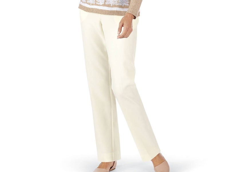 Women's Comfort-Waist Pincord Pants