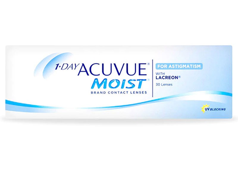 1-Day Acuvue Moist For Astigmatism 30 Pack Contact Lens