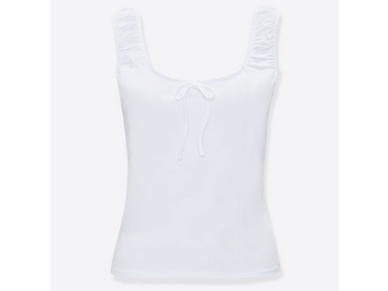 Ruched-Strap Tank Top For Women