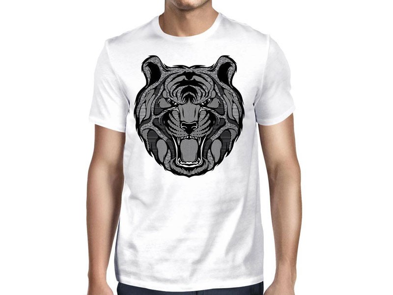 Ferocious Men's Tiger Graphic T-Shirt