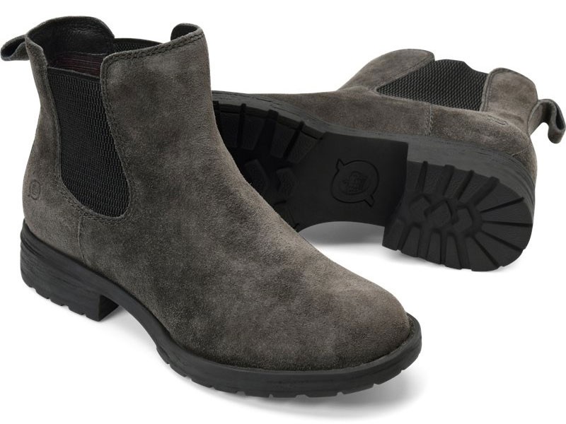 Born Women's Cove In Carbon Suede Boots