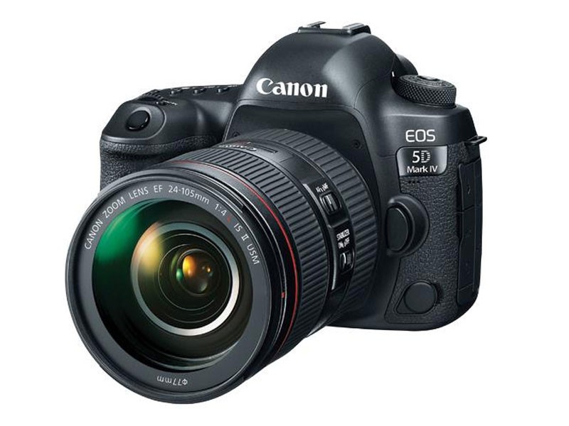 Canon EOS 5D Mark IV DSLR Wi-Fi Camera With EF 24-105mm IS II USM Lens Black
