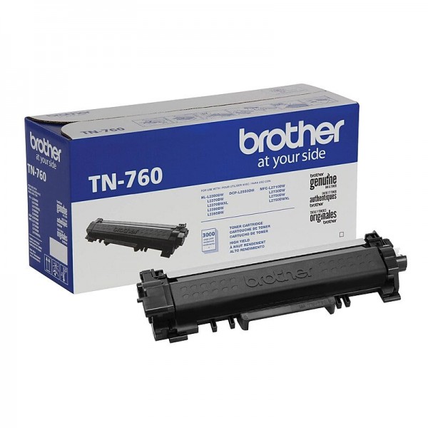 Brother TN-760 Black Toner Cartridge High Yield