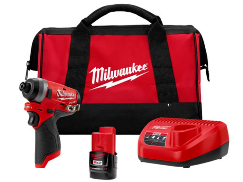 Milwaukee 2553-21 M12 Fuel CP Brushless Lithium-Ion Hex 1/4 in Cordless Impact