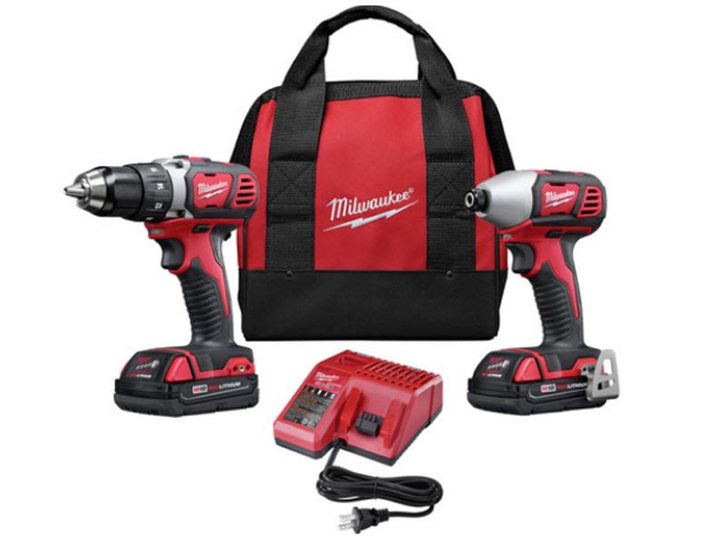 Milwaukee 2691-22 M18 18V Lithium-Ion 1/2 in Drill Driver and 1/4 in Impact