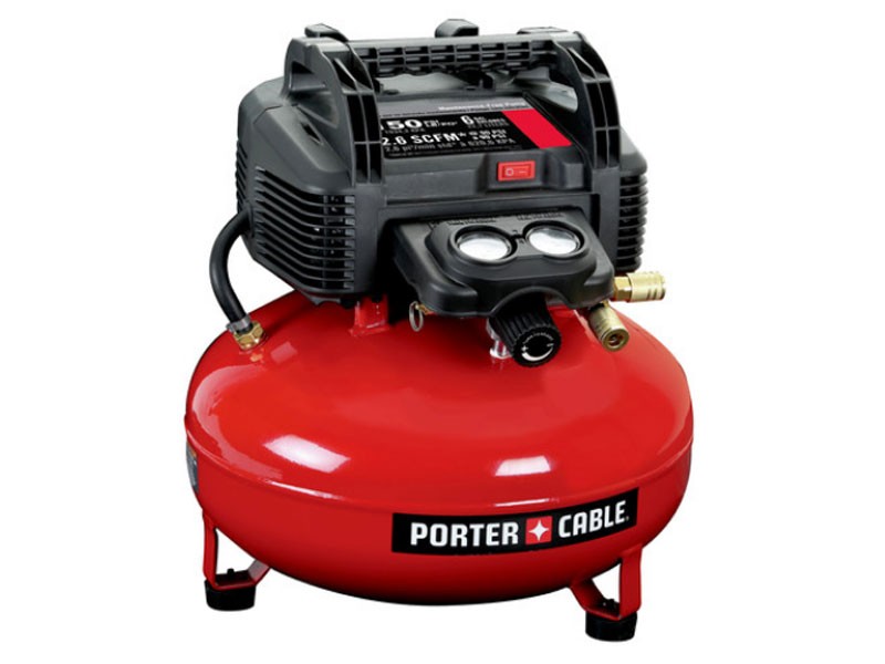 Porter-Cable C2002 0.8 HP 6 Gallon Oil-Free Pancake Air Compressor