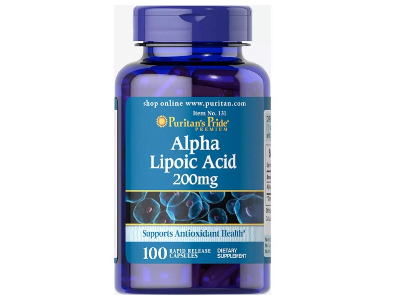 Puritan's Pride Alpha Lipoic Acid 200 mg
