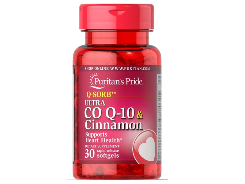 Puritan's Pride Q-SORB Ultra Co Q-10 200 mg & Cinnamon 1000 mg