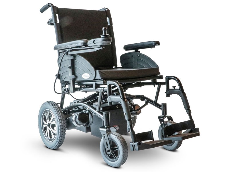 E-Wheels Folding Power Heavy Duty Wheelchair
