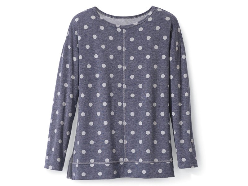 French Terry Dot Tunic For Women