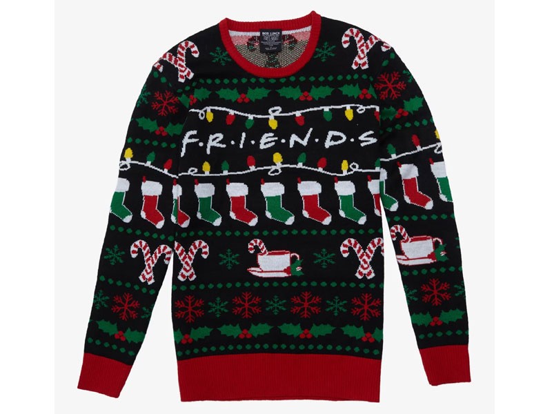 Friends Stockings Holiday Women's Sweater Box Lunch