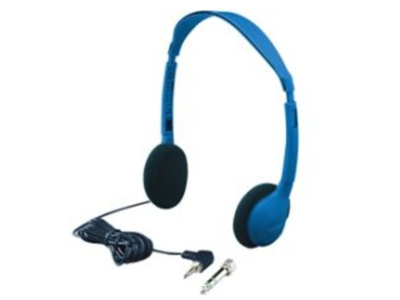 Hamilton Electronics Kids-HA2 Kids Blue Personal Mono Stereo Headphone