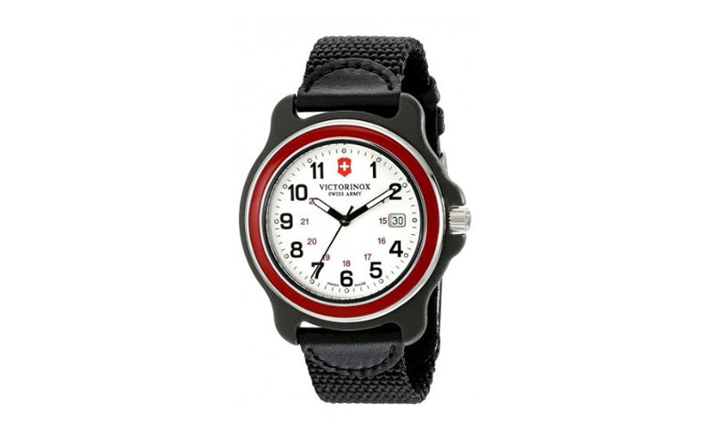 Victorinox Original White Dial Nylon Strap Men's Watch 249085