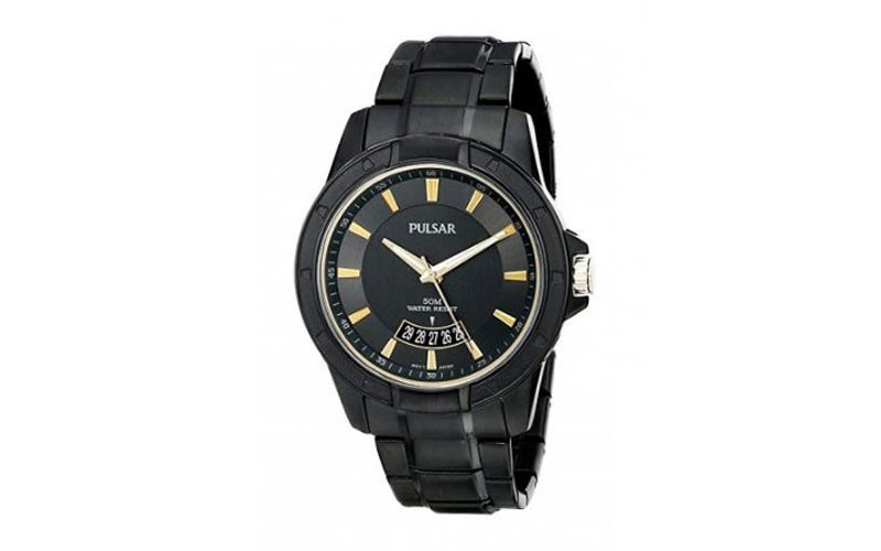Pulsar On The Go Black Dial Men's Watch PS9273