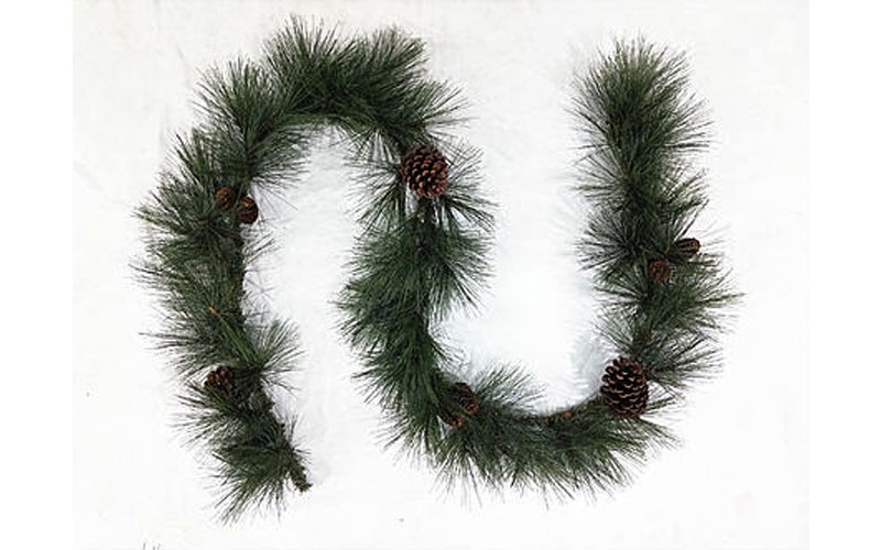 Trim A Home® 8' Long Need Garland With Pine Cones