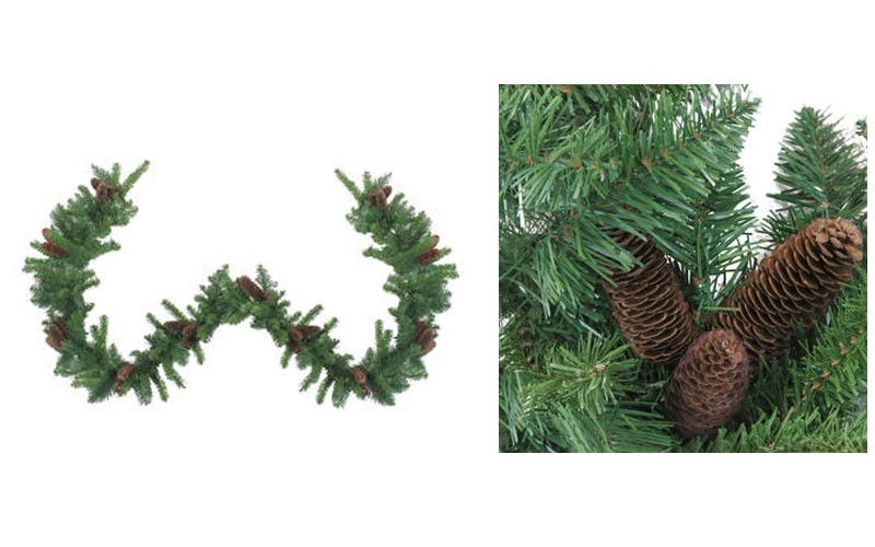 Northlight 9' x 14 Dakota Red Pine Artificial Christmas Garland - Unlit