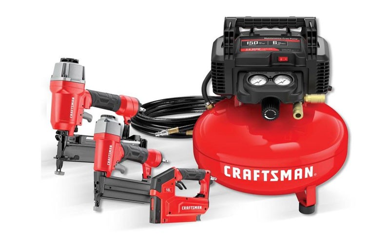 Craftsman 6-Gallon Portable Electric Pancake Air Compressor (3-Tools Included)