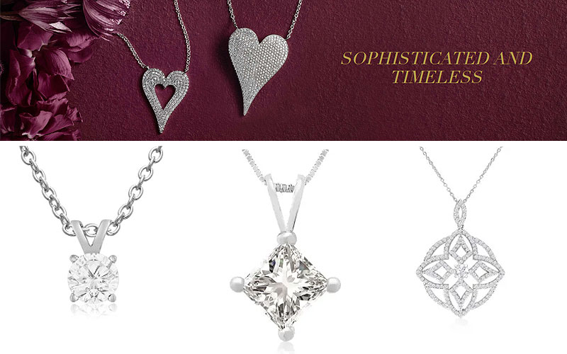 Up to 75% Off on Diamond Necklaces for Her