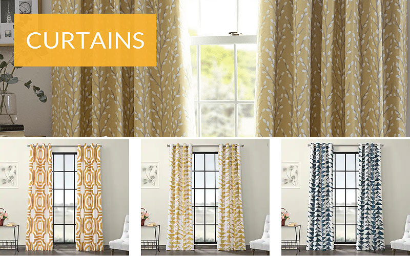Up to 50% Off on Pattern & Printed Curtains