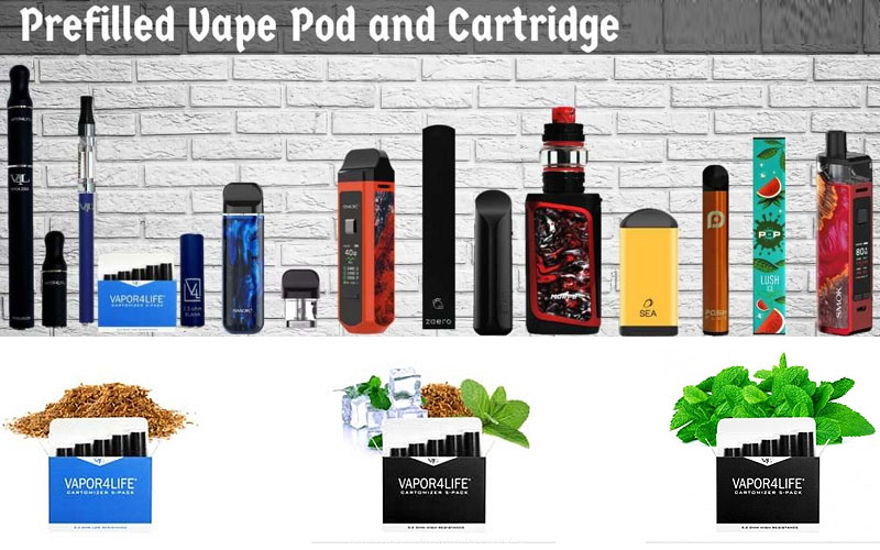 Buy Prefilled E-Cigarette Cartridges At Discount Price!