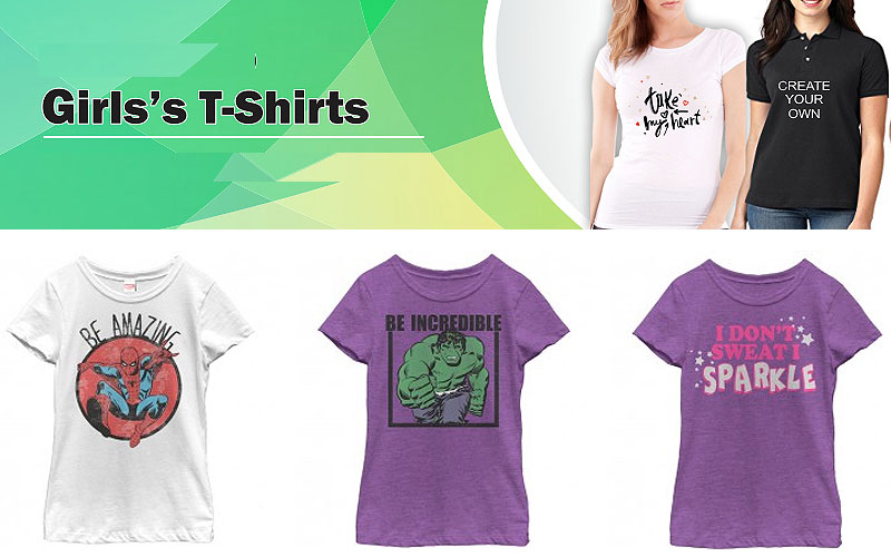 Shop Online Printed Tees for Girls as Low as $21.99