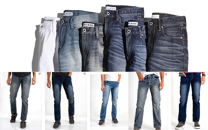 50% Off on Men's True Luck Jeans Collection