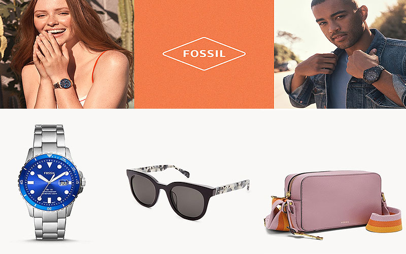 Up to 50% Off on Fossil Watches, Wallets, Handbags & More