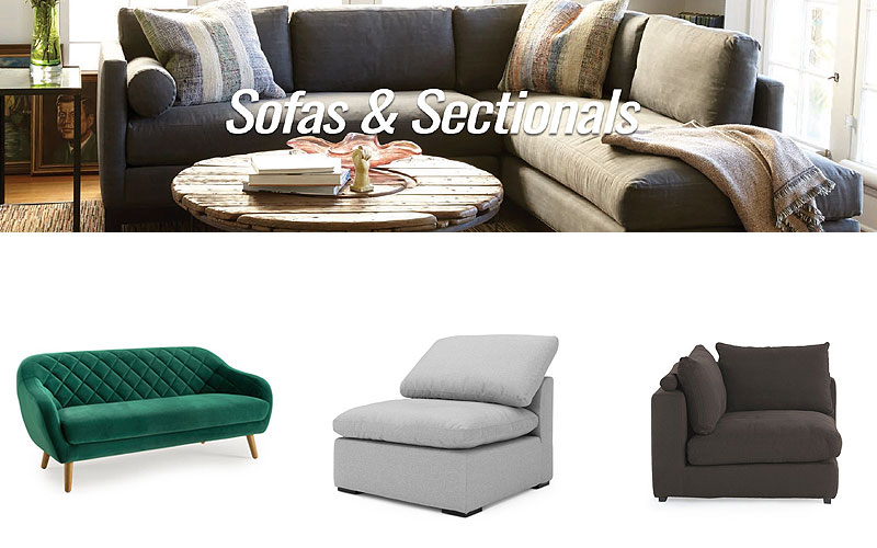 Up to 65% Off on Indoor Sofas & Sectionals