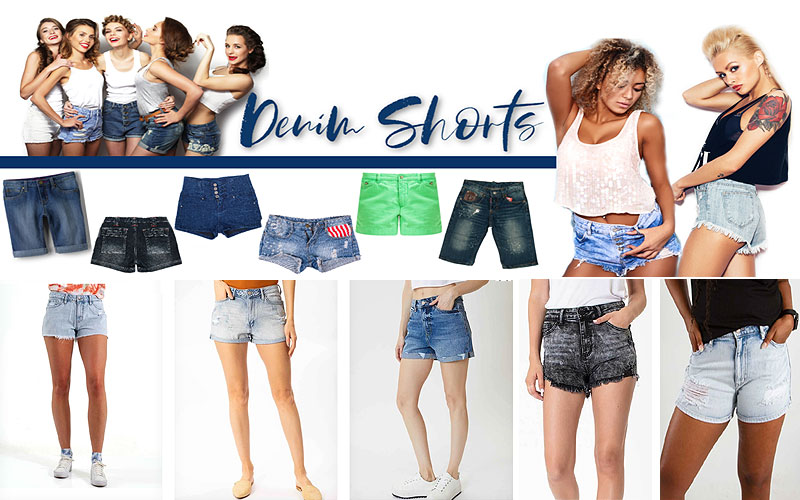 Shop Women's Denim Shorts on Sale Prices